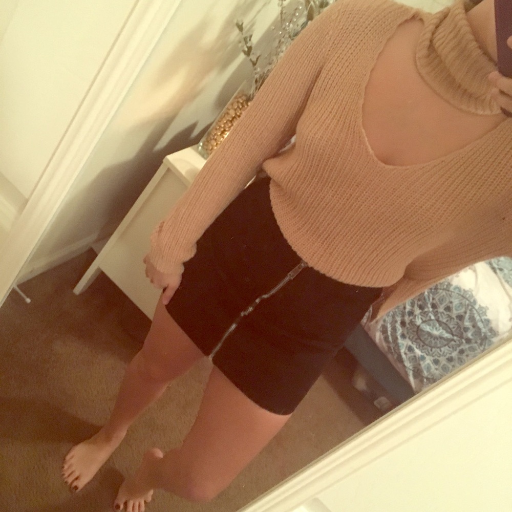 A pink sweater from misguided